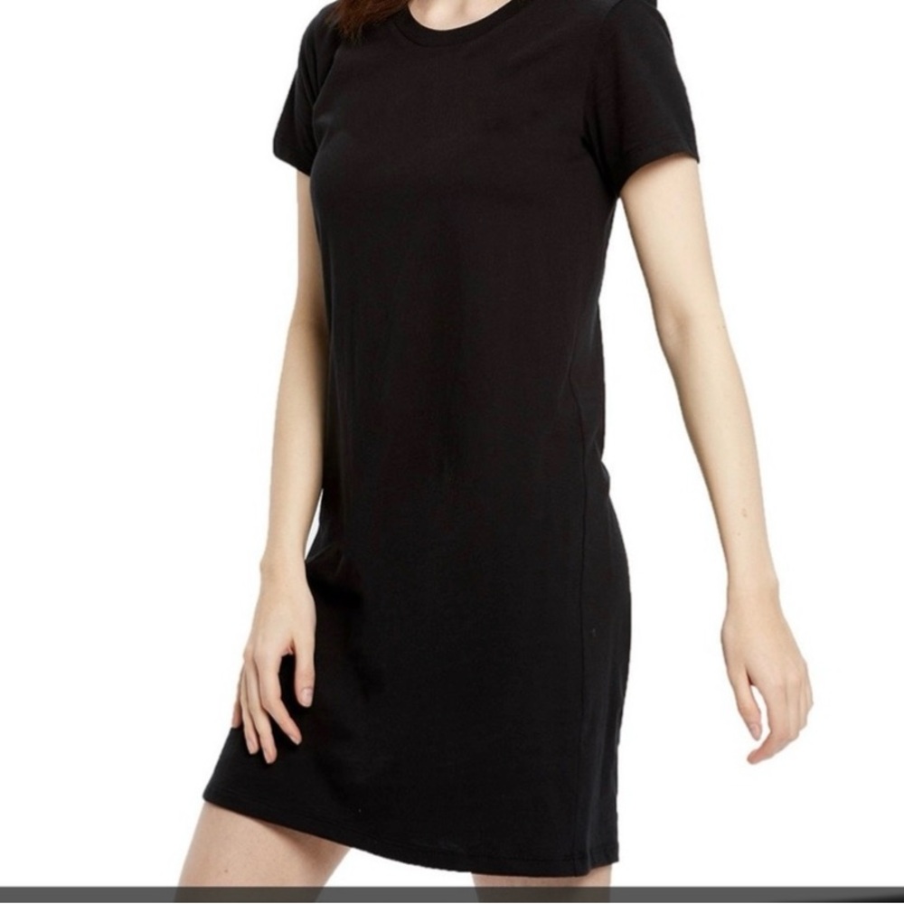 Old Navy Black Tee Shirt Mini Dress